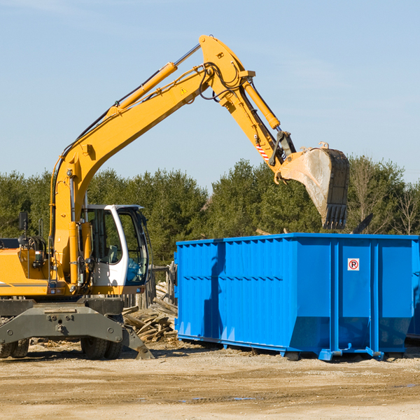 what happens if the residential dumpster is damaged or stolen during rental in Knoxville